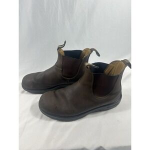 Blundstone 500 Crazy Horse Brown Chelsea Boots US Size 10.5 Men AUS 9.5 Leather